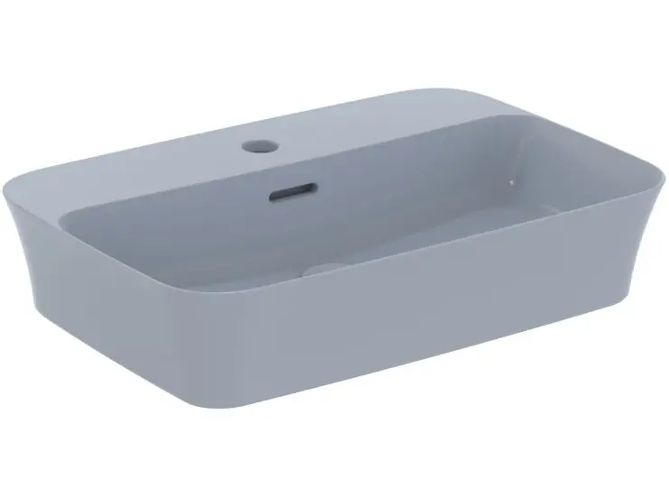 Kedvezményes ár Mosdó, Ideal Standard, Ipalyss E2077X8, pultra ültethető, csaplyukkal, világoskék, 55 cm