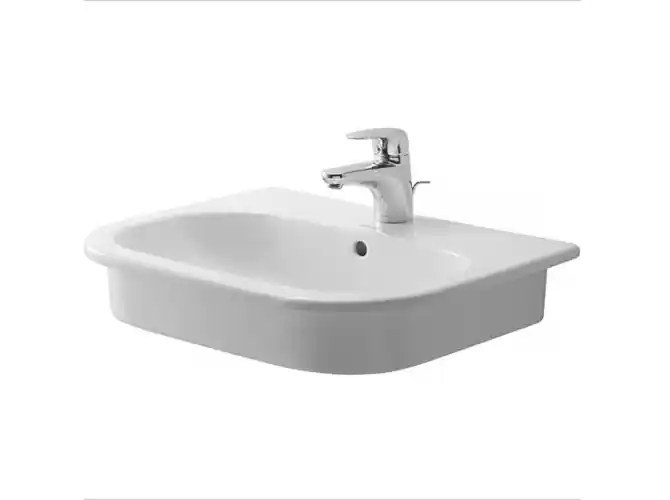Mosdó, Duravit, D-Code 0337540000, beépíthető, csaplyukkal, 54 cm Ne maradj le
