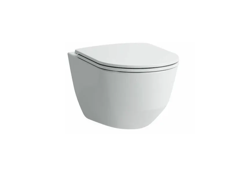 WC, Laufen, Pro H8669570000001, fali, rimless - perem nélkül, lassú záródású ülőkével Népszerű