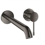 Grohe, Essence, kétlyukas fali mosdó, L-es méret, hard graphite, 19967A01 Szuper akció