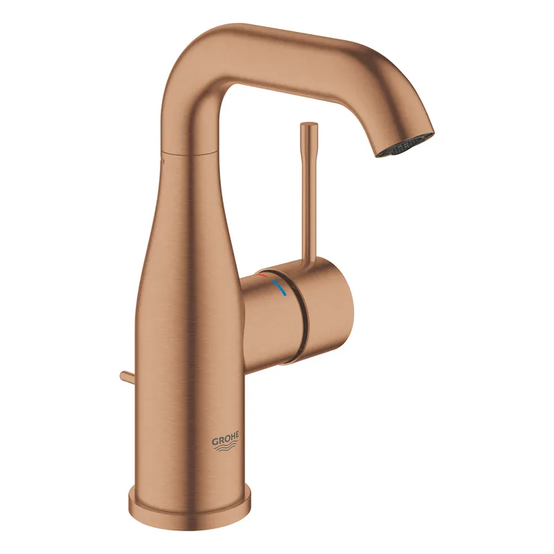 Grohe Essence egykaros mosdó M-es méret, húzórudas leeresztővel, brushed warm sunset, 23462DL1 Szuper ajánlat