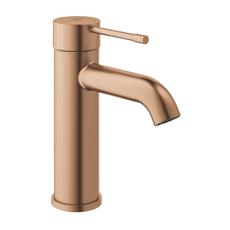 Azonnali szállítás Grohe Essence egykaros mosdó csaptelep, S-es méret, leeresztő nélkül, brushed warm sunset 23590DL1