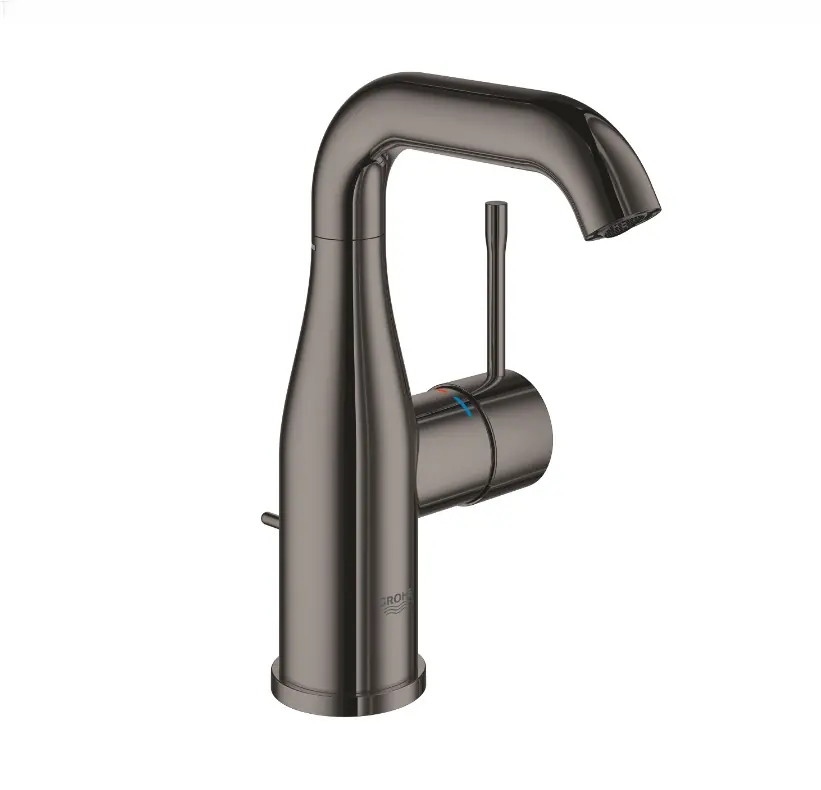 Grohe Essence egykaros mosdó M-es méret, húzórudas leeresztővel, hard graphite, 23462A01 Olcsó