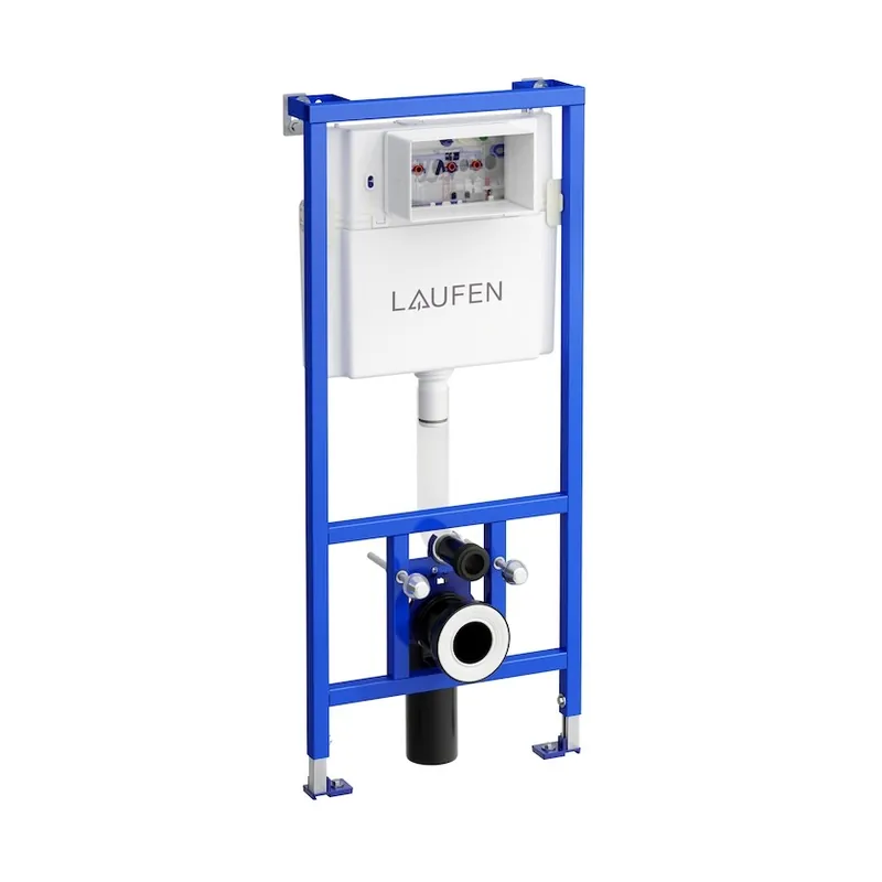 Utolsó esély Szerelőkeret, Laufen, H8946600000001, tartállyal, fali WC-hez, Dual Flush rendszerű