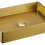 Mosdó, Sapho, AURUM AU203, klikk-klakk lefolyóval, arany, 50 cm Nézd meg most
