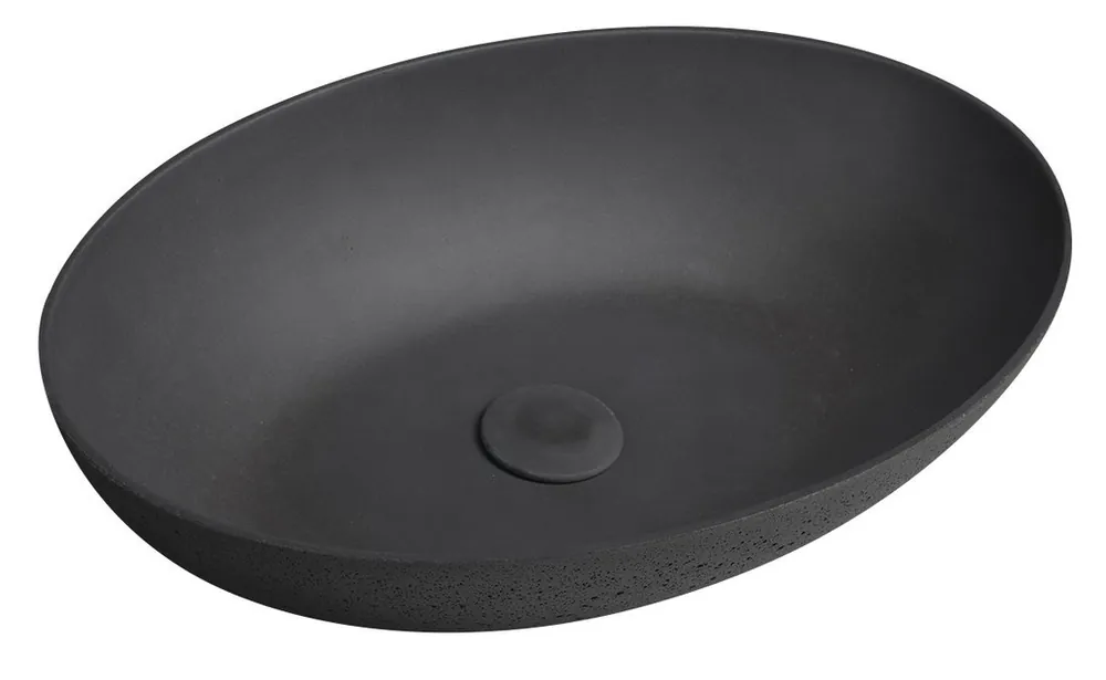 Mosdó, Sapho, FORMIGO FG026, beton, antracit színű, 60 cm Ne maradj le