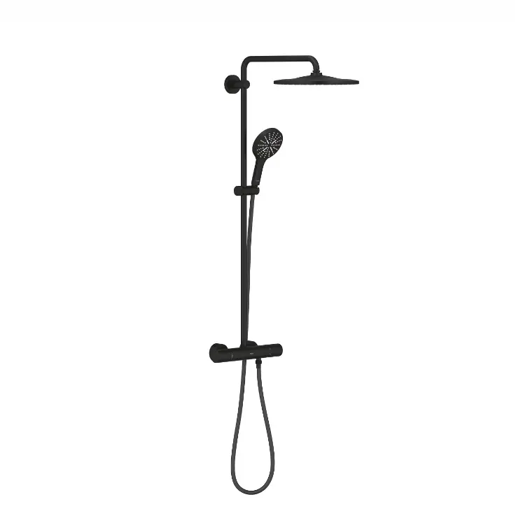 Korlátozott ajánlat Grohe, Rainshower Smartactive 310, termosztátos Zuhanyrendszer, phantom black 22119KF0