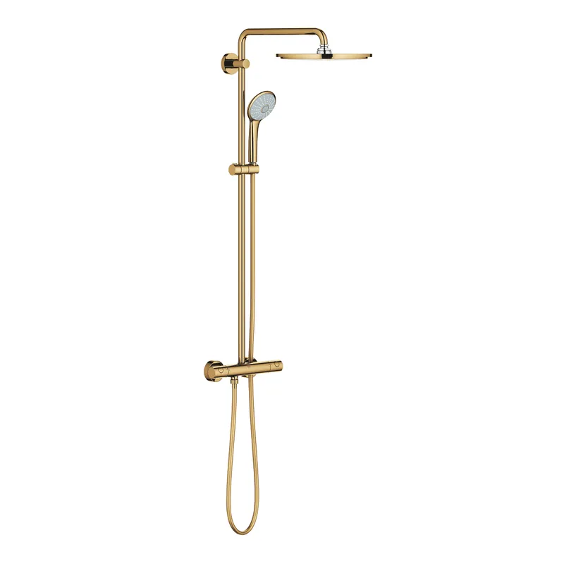 Gyors kiszállítás Grohe Euphoria 310 termosztátos zuhanyrendszer Rainshower Cosmopolitan 310 fém fejzuhany, cool sunrise, 26075GL0