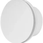 Outlet E-EXTRA Elszívó ventilátor EAT125, fehér, FEDÉLLEL, kör alakú, golyóscsapággyal, NA125mm