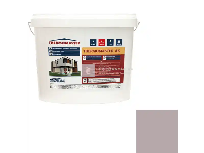 Biztonságos fizetés Masterplast Thermomaster akril vékonyvakolat, kapart 2 mm 20-D 25 kg