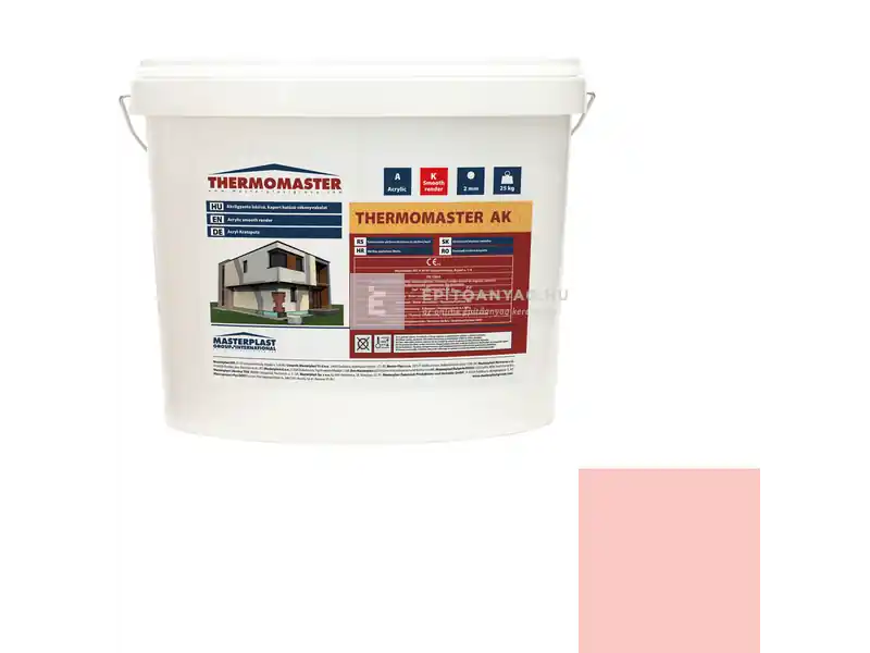 Újdonság Masterplast Thermomaster akril vékonyvakolat, kapart 2 mm 22-F 25 kg