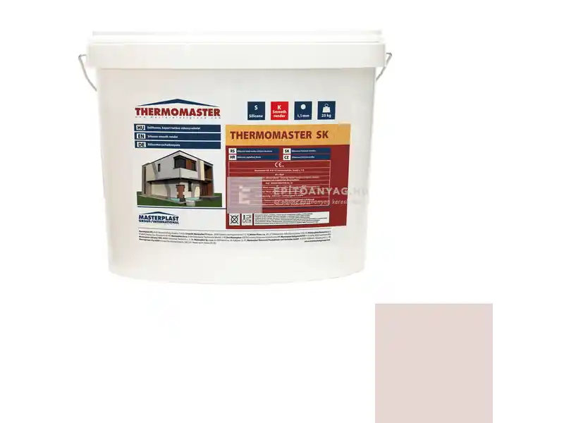 Korlátozott ajánlat Masterplast Thermomaster szilikon vékonyvakolat, kapart 1,5 mm 18-F 25 kg