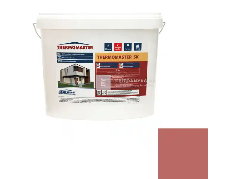 Masterplast Thermomaster szilikon vékonyvakolat, kapart 1,5 mm 21-C 25 kg Kedvezmény
