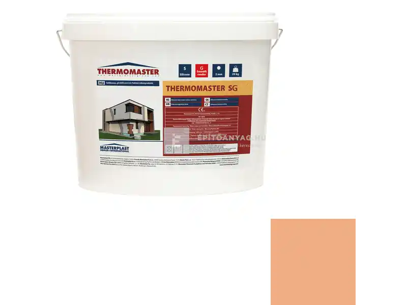 Masterplast Thermomaster szilikon vékonyvakolat, gördülőszemcsés 2 mm 11-C 25 kg Szezonális akció