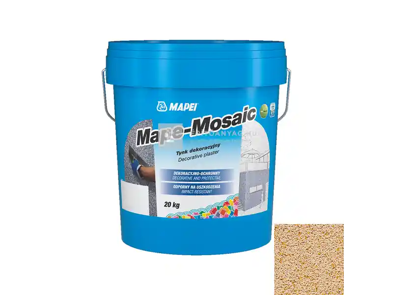Mapei Mape-Mosaic díszítővakolat 1,2 mm mandula 20 kg Olcsóbb