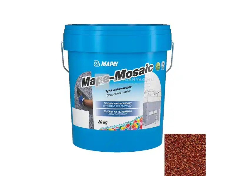 Ne maradj le Mapei Mape-Mosaic díszítővakolat 1,2 mm konyak 20 kg