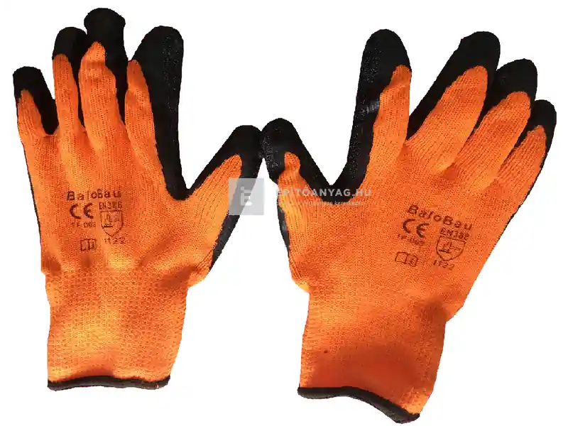 Csak ma Munkavédelmi kesztyű téli, latex mártott 10-es