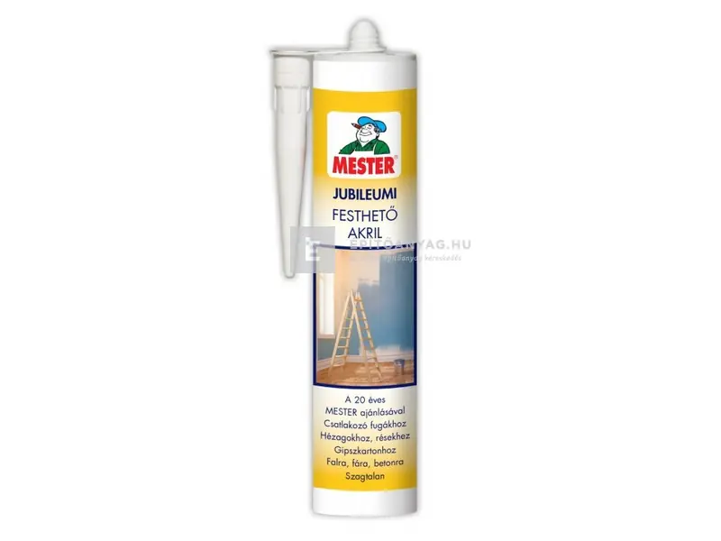 Szuper akció Mester Jubileumi Festhető Akril fehér 300 ml