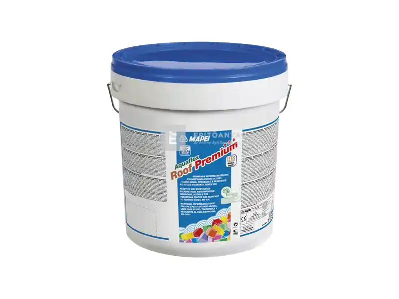 Vásárlói kedvenc Mapei Aquaflex Roof Premium HR kenhető vízszigetelő fólia extra fehér 5 kg