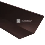 Terrán vápaelem, acél gesztenyebarna 50x200 cm Árengedmény