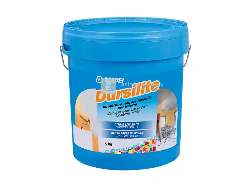 Kedvezményes ár Mapei Dursilite mosható beltéri falfesték fehér 5 kg