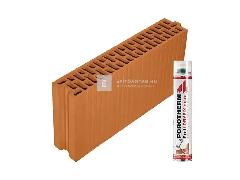 Azonnal elérhető Wienerberger Porotherm 10 N+F Rapid Dryfix tégla