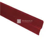 Árcsökkenés Terrán kéményszegély acél lemez, bordó 9x200 cm