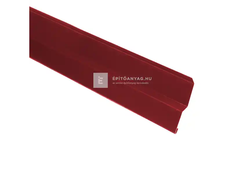 Árcsökkenés Terrán kéményszegély acél lemez, bordó 9x200 cm