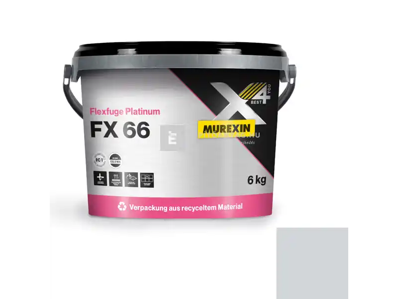 Murexin FX 66 Platinum flexfugázó, ezüstszürke 6 kg Azonnal elérhető
