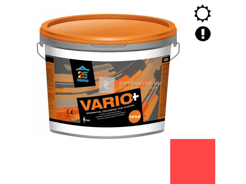 Revco Vario+ Spachtel kapart vékonyvakolat 1,5 mm scarlet 5 16 kg Végkiárusítás