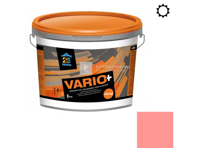 Végkiárusítás Revco Vario+ Spachtel kapart vékonyvakolat 2,5 mm scarlet 3 16 kg