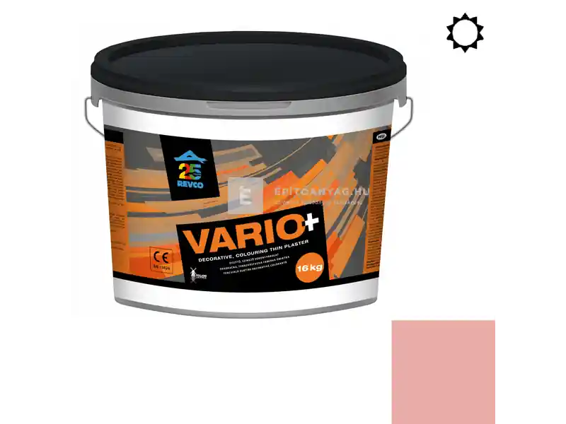 Revco Vario+ Struktúra gördülőszemcsés vékonyvakolat 2 mm rouge 2 16 kg Ajánlat