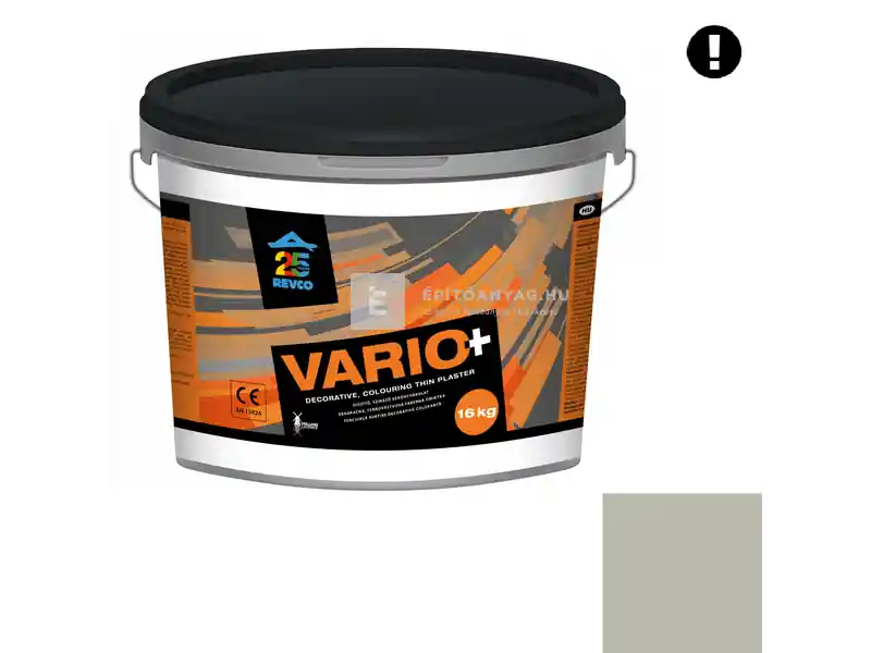 Biztonságos vásárlás Revco Vario+ Struktúra gördülőszemcsés vékonyvakolat 2 mm silver 5 16 kg