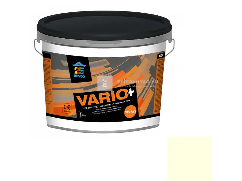 Revco Vario+ Struktúra gördülőszemcsés vékonyvakolat 3 mm canari 1 16 kg Biztonságos fizetés