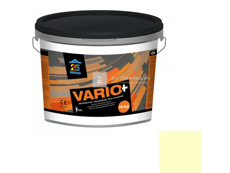 Revco Vario+ Struktúra gördülőszemcsés vékonyvakolat 3 mm canari 2 16 kg Végkiárusítás