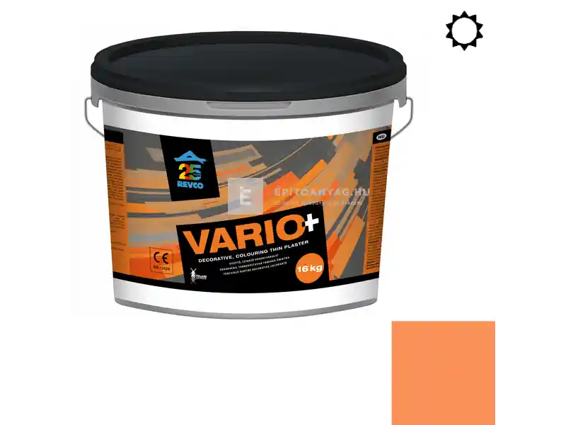 Olcsóbb Revco Vario+ Struktúra gördülőszemcsés vékonyvakolat 3 mm coral 5 16 kg