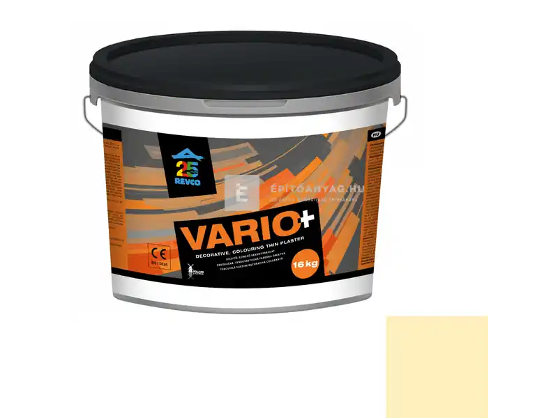 Revco Vario+ Struktúra gördülőszemcsés vékonyvakolat 3 mm dijon 1 16 kg Legnépszerűbb