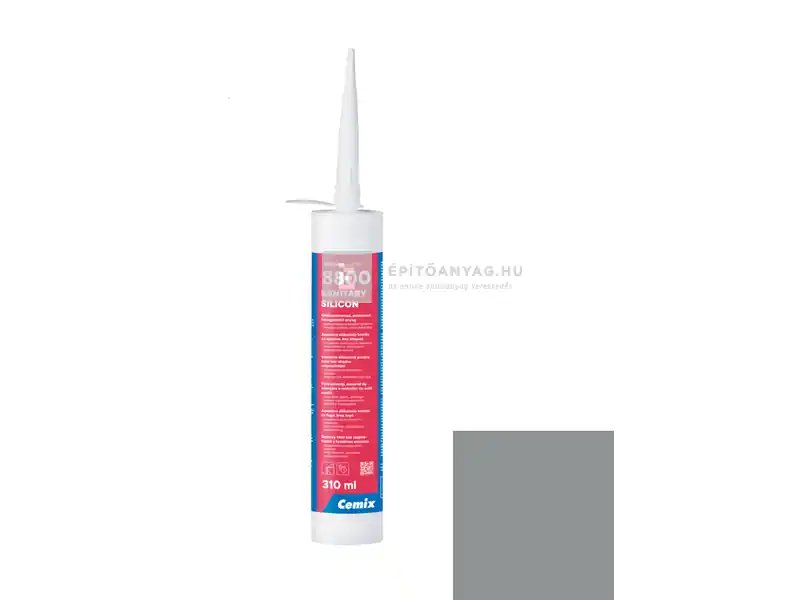Utolsó esély Cemix 8800 Szaniterszilikon betonszürke 310 ml