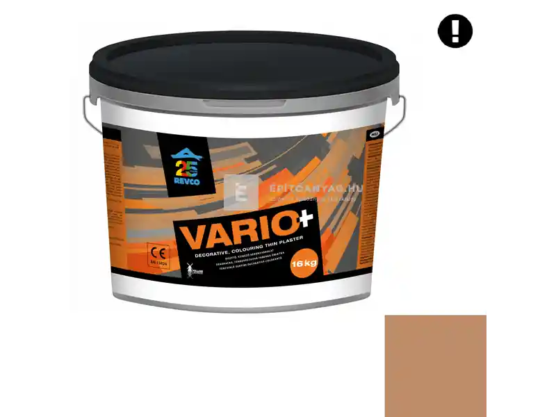 Utolsó esély Revco Vario+ Struktúra gördülőszemcsés vékonyvakolat 3 mm mocca 4 16 kg