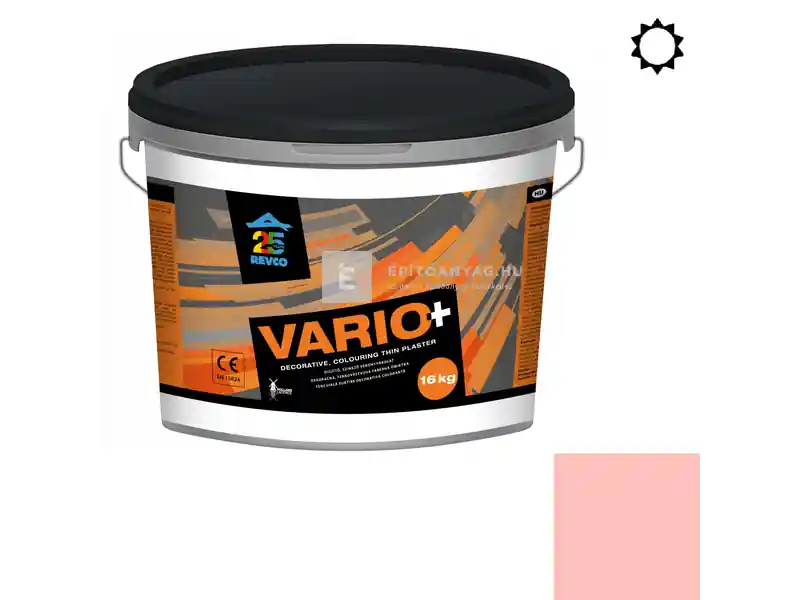 Legjobb ár Revco Vario+ Struktúra gördülőszemcsés vékonyvakolat 3 mm pink 1 16 kg