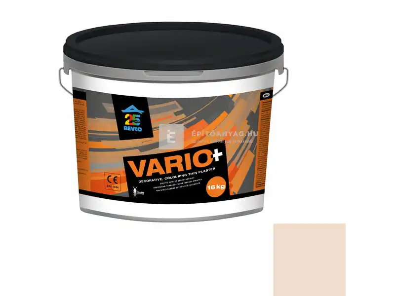 Revco Vario+ Struktúra gördülőszemcsés vékonyvakolat 3 mm praline 2 16 kg Végkiárusítás