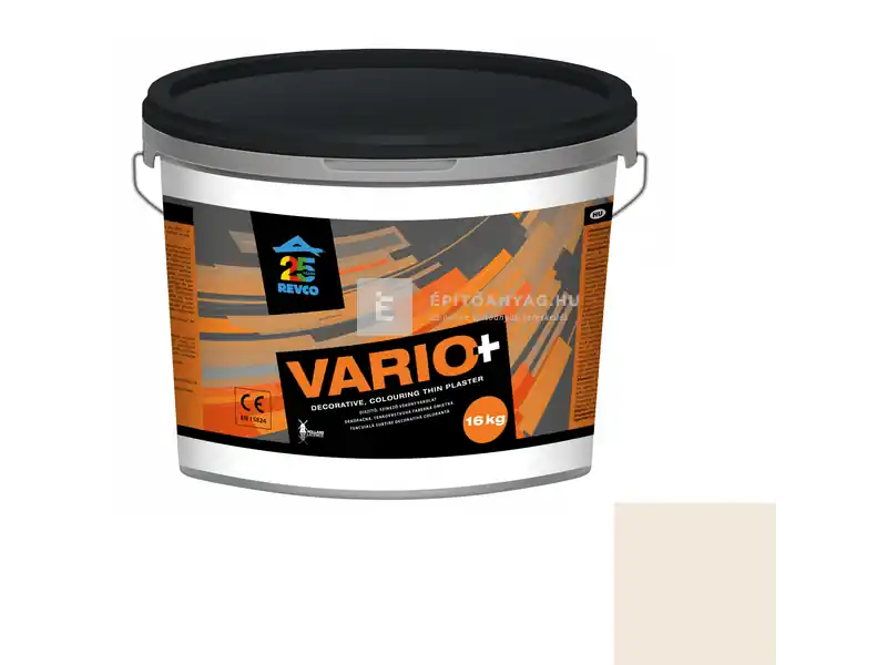 Biztonságos fizetés Revco Vario+ Struktúra gördülőszemcsés vékonyvakolat 3 mm tiramisu 1 16 kg