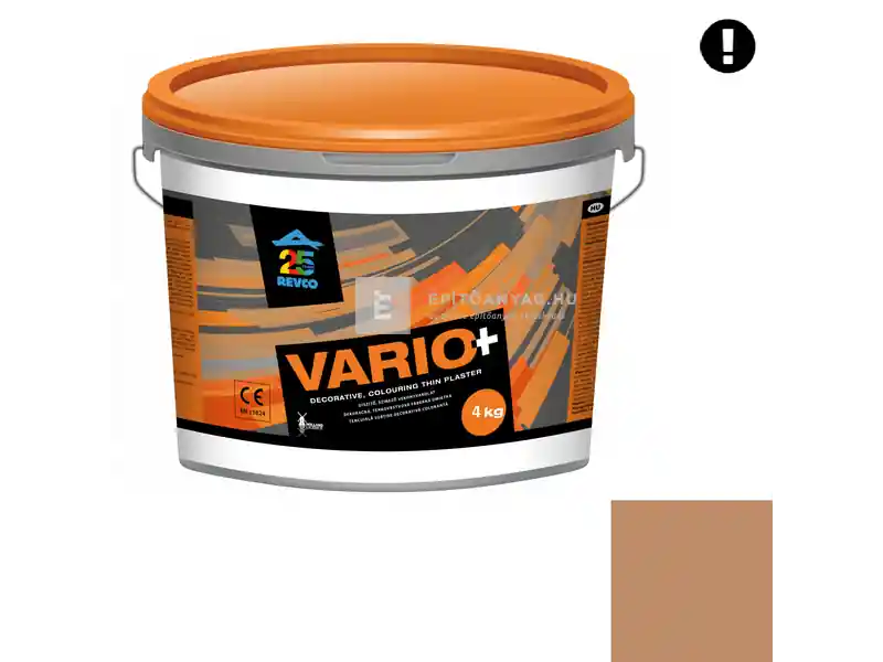Csak ma Revco Vario+ Spachtel kapart vékonyvakolat 1,5 mm mocca 4 4 kg