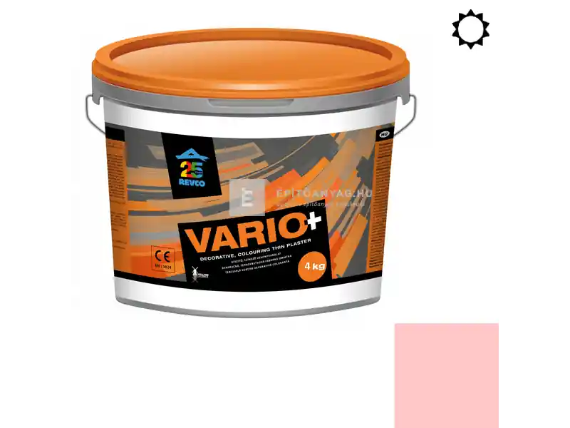Kedvezményes ár Revco Vario+ Spachtel kapart vékonyvakolat 1,5 mm scarlet 1 4 kg