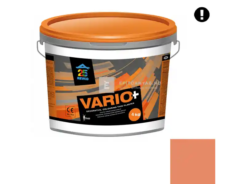 Vedd meg online Revco Vario+ Spachtel kapart vékonyvakolat 1,5 mm tabasco 4 4 kg