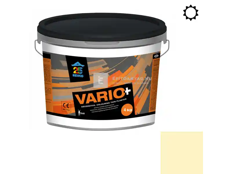 Revco Vario+ Struktúra gördülőszemcsés vékonyvakolat 2 mm sunset 1 4 kg Szuper akció