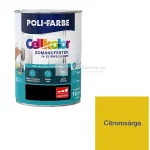 Poli-Farbe Cellkolor magasfényű zománcfesték citromsárga 5 l Gyors szállítás