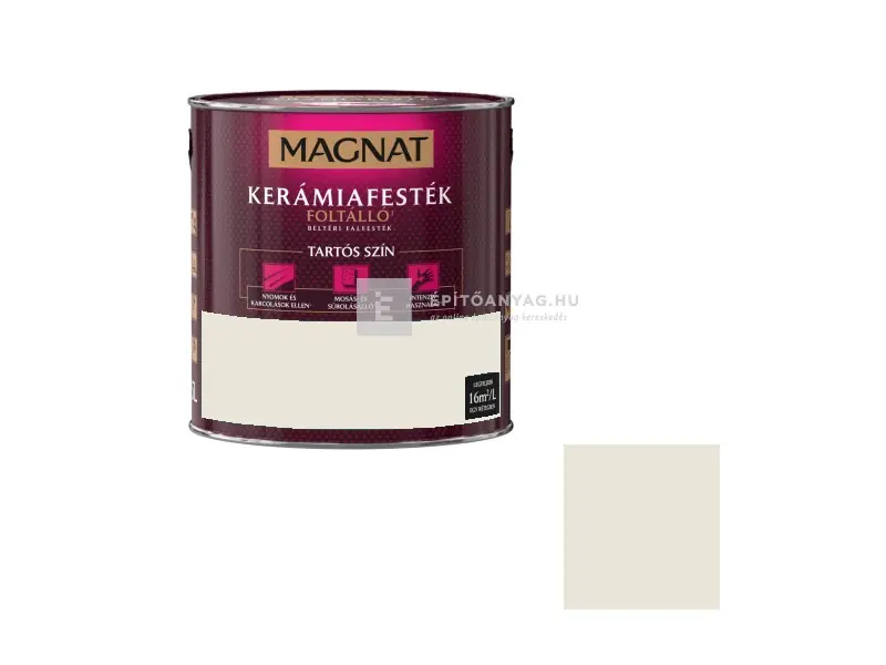 Biztonságos vásárlás Magnat Ceramic beltéri falfesték CM12 gyöngy dolomit 2,5 l