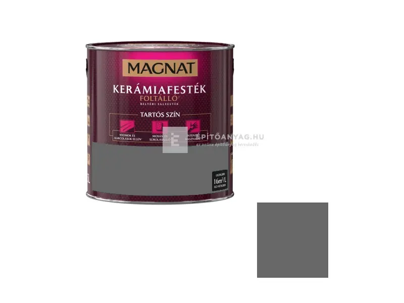 Magnat Ceramic beltéri falfesték CM20 stílusos antracit 2,5 l Biztonságos fizetés