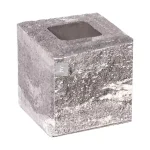 Leier Architektura kerítéskő félkő feketemárvány 20x20x20 cm Expressz kézbesítés